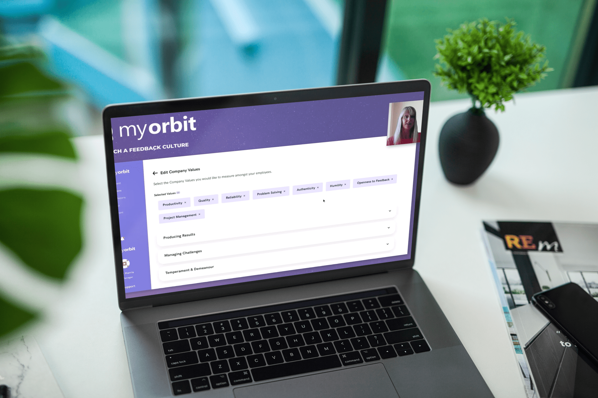 Zoom for presentation