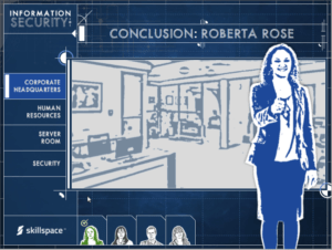 Walkthrough of an InfoSec eLearning course built using Articulate Storyline 360