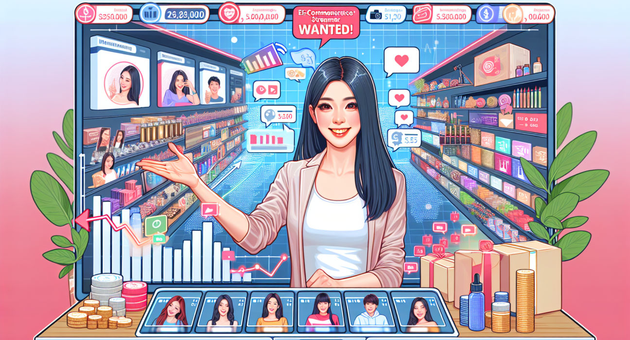 TikTok E-commerce Streamer Wanted: Increase Sales with Engaging Content!